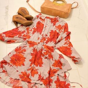 Free People '‘Shake It’ Long Sleeve Dress